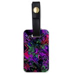 Neon Aquarium Luggage Tag (one side)