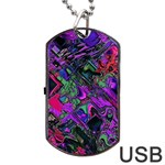 Neon Aquarium Dog Tag USB Flash (Two Sides)