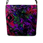 Neon Aquarium Flap Closure Messenger Bag (L)