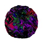 Neon Aquarium Standard 15  Premium Flano Round Cushions