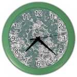 Seaweed Mandala Color Wall Clock
