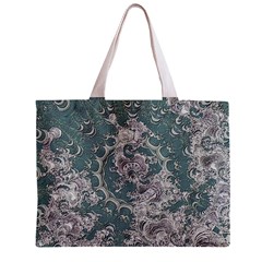 Seaweed Mandala Zipper Mini Tote Bag from ArtsNow.com Back