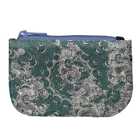 Seaweed Mandala Large Coin Purse from ArtsNow.com Front