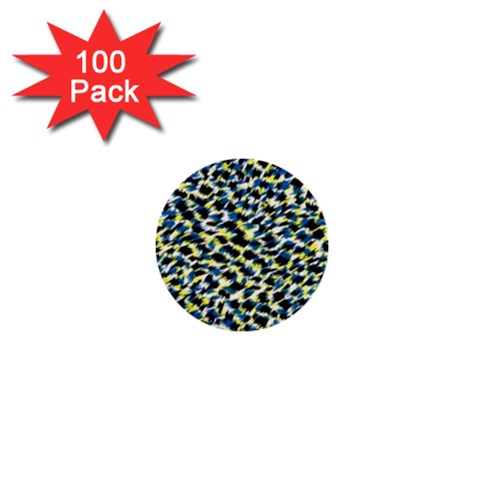 Digital Animal  Print 1  Mini Buttons (100 pack)  from ArtsNow.com Front