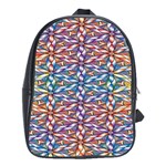 Colorful Flowers School Bag (XL)
