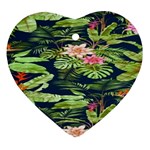 Flowers Pattern Ornament (Heart)
