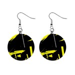 Abstract Pattern Mini Button Earrings