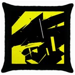 Abstract Pattern Throw Pillow Case (Black)
