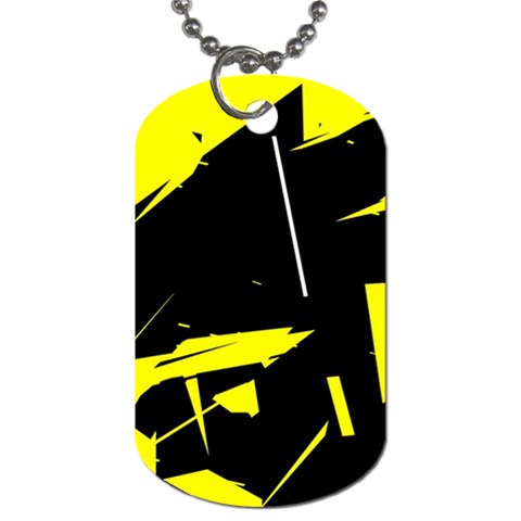 Abstract Pattern Dog Tag (One Side) from ArtsNow.com Front