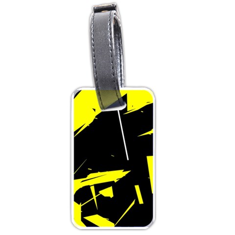 Abstract Pattern Luggage Tag (one side) from ArtsNow.com Front