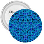 Blue In Bloom On Fauna A Joy For The Soul Decorative 3  Buttons