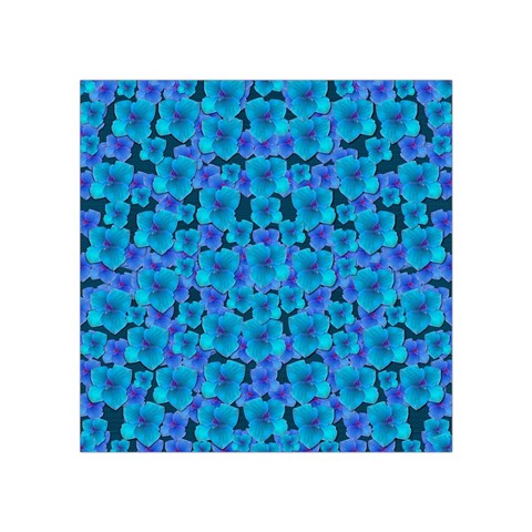 Blue In Bloom On Fauna A Joy For The Soul Decorative Square Tapestry (Small) from ArtsNow.com Front