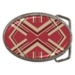Abstract pattern geometric backgrounds   Belt Buckles
