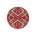 Abstract pattern geometric backgrounds   Magnet 3  (Round)