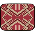 Abstract pattern geometric backgrounds   Double Sided Fleece Blanket (Mini) 