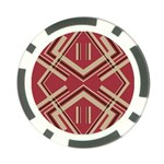 Abstract pattern geometric backgrounds   Poker Chip Card Guard (10 pack)