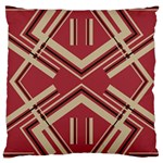 Abstract pattern geometric backgrounds   Large Cushion Case (One Side)