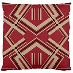 Abstract pattern geometric backgrounds   Large Cushion Case (Two Sides)