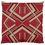 Abstract pattern geometric backgrounds   Large Flano Cushion Case (Two Sides)