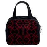 Abstract pattern geometric backgrounds   Classic Handbag (Two Sides)