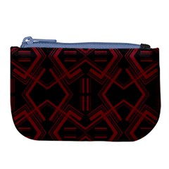 Abstract pattern geometric backgrounds   Large Coin Purse from ArtsNow.com Front