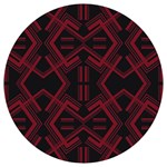 Abstract pattern geometric backgrounds   Round Trivet