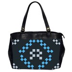 Abstract pattern geometric backgrounds   Oversize Office Handbag (2 Sides)
