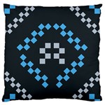 Abstract pattern geometric backgrounds   Large Flano Cushion Case (Two Sides)