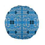 Folk flowers print Floral pattern Ethnic art Standard 15  Premium Round Cushions