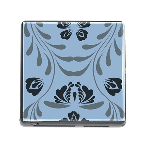 Folk flowers print Floral pattern Ethnic art Memory Card Reader (Square 5 Slot) from ArtsNow.com Front