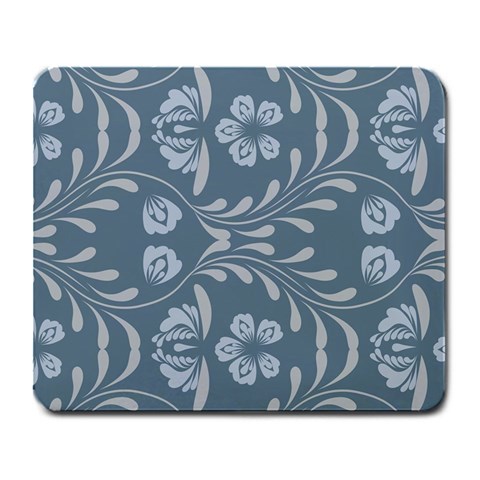 Folk flowers print Floral pattern Ethnic art Large Mousepads from ArtsNow.com Front