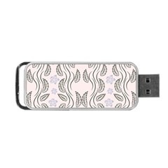 Folk flowers print Floral pattern Ethnic art Portable USB Flash (Two Sides) from ArtsNow.com Front