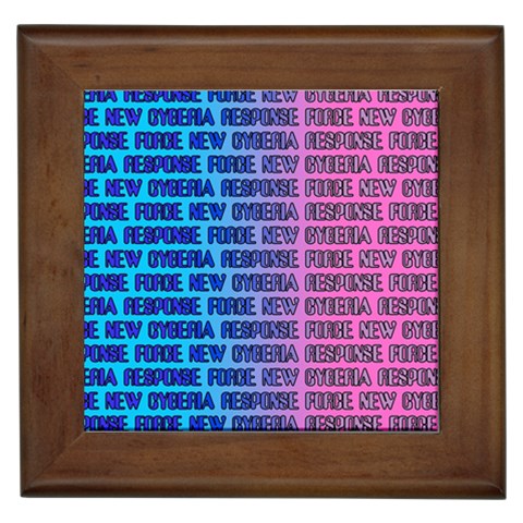 New Cyberia Response Force Framed Tile from ArtsNow.com Front