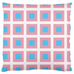 Trans Flag Squared Plaid Standard Flano Cushion Case (One Side)