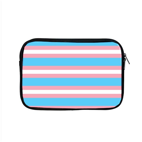 Trans Flag Stripes Apple MacBook Pro 15  Zipper Case from ArtsNow.com Front