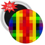 Pride Plaid 3  Magnets (100 pack)