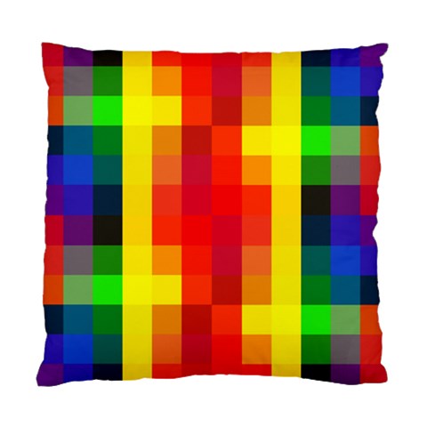 Pride Plaid Standard Cushion Case (Two Sides) from ArtsNow.com Front