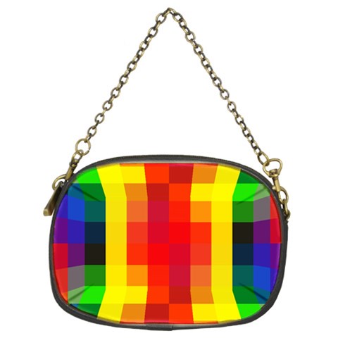 Pride Plaid Chain Purse (Two Sides) from ArtsNow.com Front