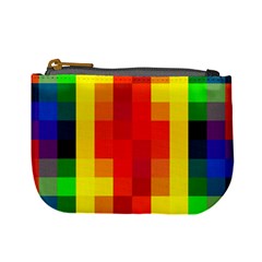 Pride Plaid Mini Coin Purse from ArtsNow.com Front