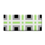 Agender Flag Plaid Hand Towel