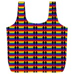 Double Black Diamond Pride Bar Full Print Recycle Bag (XXXL)