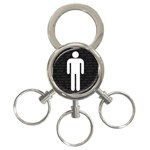 A Wordsearch For Our Times 3-Ring Key Chain