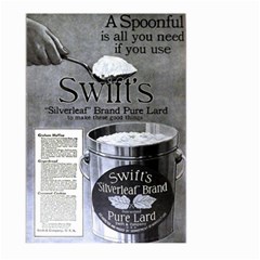 Swift s_Silverleaf_Brand_Pure_Lard,_1916 Large Garden Flag (Two Sides) from ArtsNow.com Front