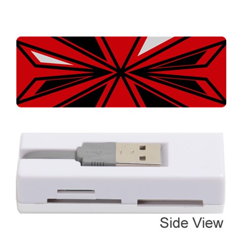 Abstract pattern geometric backgrounds   Memory Card Reader (Stick) from ArtsNow.com Front