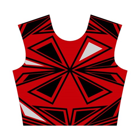 Abstract pattern geometric backgrounds   Cotton Crop Top from ArtsNow.com Front