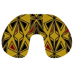 Abstract pattern geometric backgrounds   Travel Neck Pillow from ArtsNow.com Front