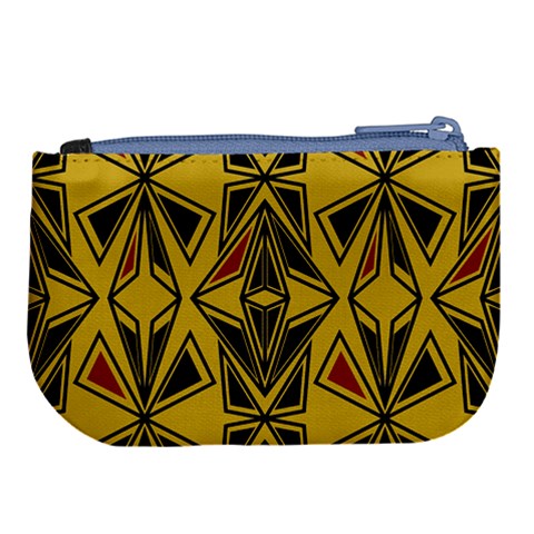 Abstract pattern geometric backgrounds   Large Coin Purse from ArtsNow.com Back