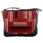 Abstract pattern geometric backgrounds   Messenger Bag