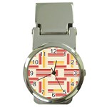 Abstract pattern geometric backgrounds   Money Clip Watches