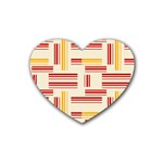 Abstract pattern geometric backgrounds   Rubber Coaster (Heart)